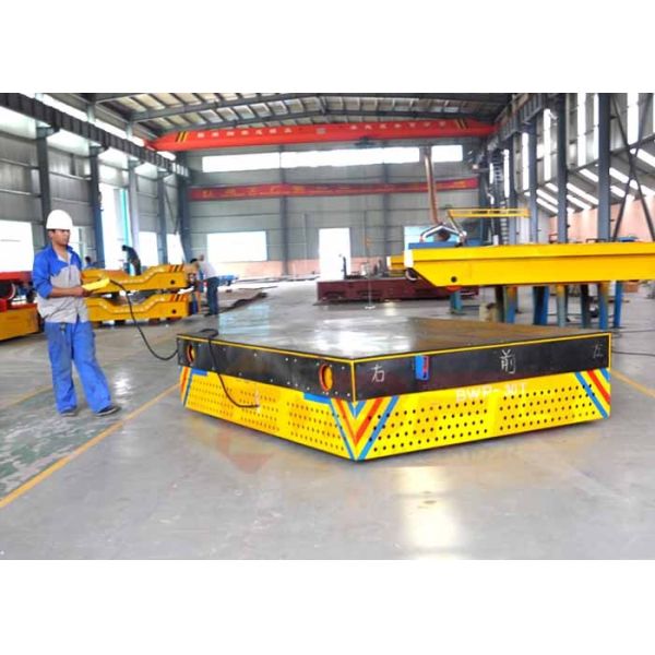 PLC Control Automated Steerable Battery Powered Electric Trackless Transfer Cart