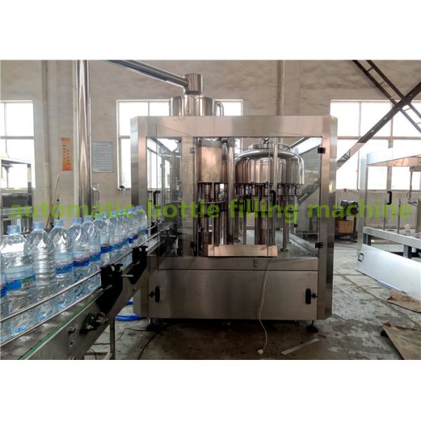 SS304 500ml Water Bottle Filling Machine Mineral Water Plant 380V / 50Hz