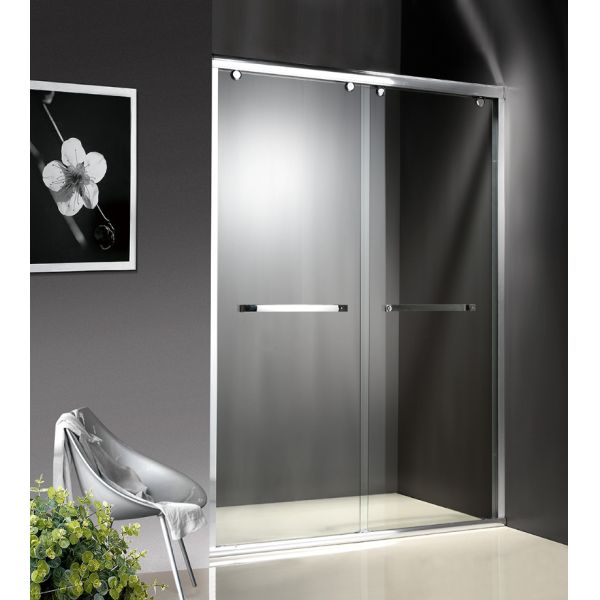 Double Sliding 1200-2000x1950mm Shower Cubicle Doors With Wheels