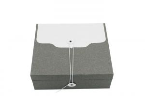 Cheap Square Shaped Paper Craft Gift Box Size 19 * 19* 7.7 CM With Rope Open Type for sale