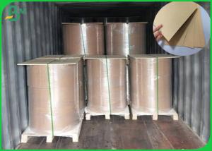 Cheap Unbleached Wood Pulp Kraft Liner Board 250GSM 300GSM For Pack Box for sale