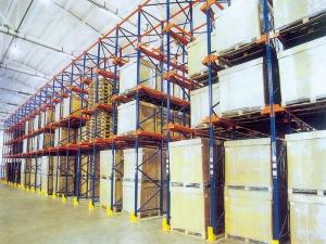 China Q235B cold rolled steel Drive in Pallet Rack , Loading Capacity  1200KG on sale