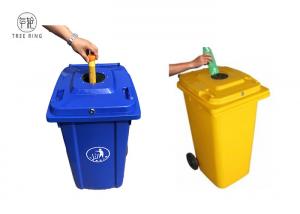 Cheap 100 Lt Plastic Rubbish Bins Waste Wheelie Bin 120 Litre With Lock And Rubber Stopper for sale