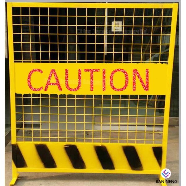Reused Foundation Pit Border Edge Protection Guardrail Yard Separation Pure Color
