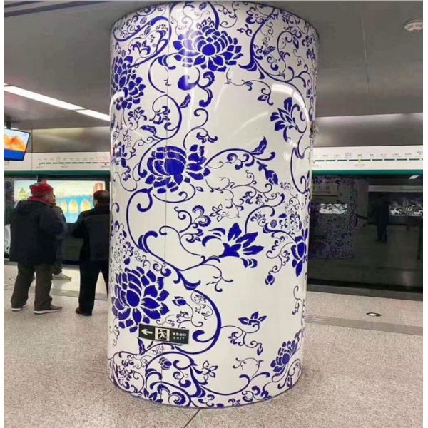 Customized Modern Design Column Aluminum Veneer Aluminium Roofing Sheet 3mm