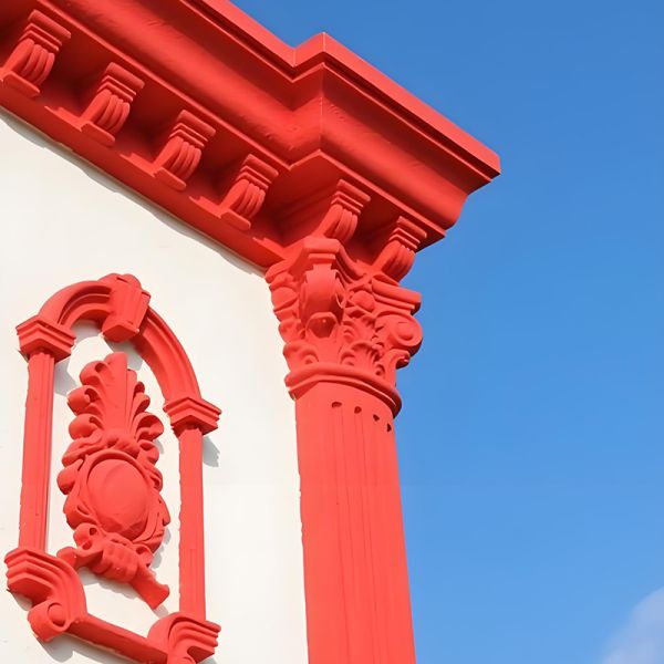 Plaster Moulding Arch Interior Stucco Pillars Columns Roman Column Decorative House