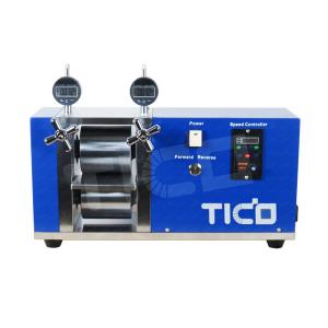 Cheap Adjustable Coin Cell Lab Equipment Electronic Small Calendering Machine 100mm Width Roller for sale