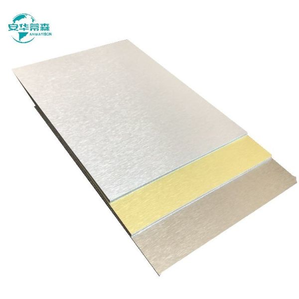 Construction Materials Brushed Aluminum Acm 1220mm Width Aluminium Acp Sheet