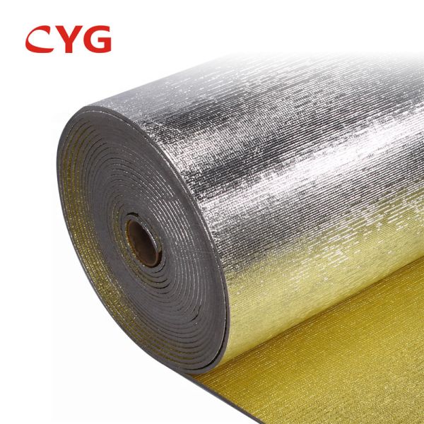 Heat Reflective Material Fireproof PE Foam Panal HVAC Insulation Foam