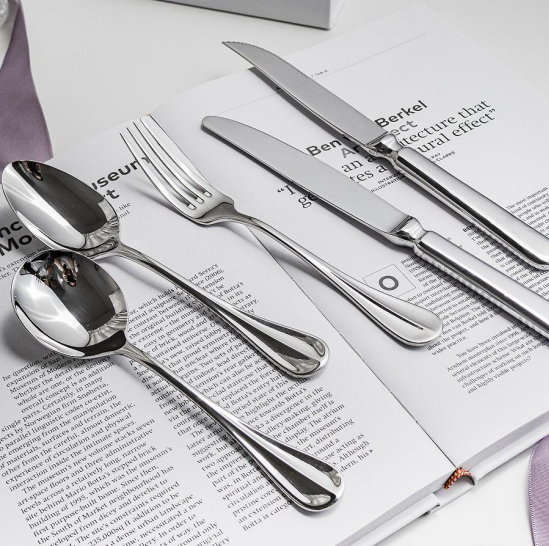 Tableware Stainless-steel tableware easy to clean corrosion resistant ideal for catering hotels and restaurant businesses