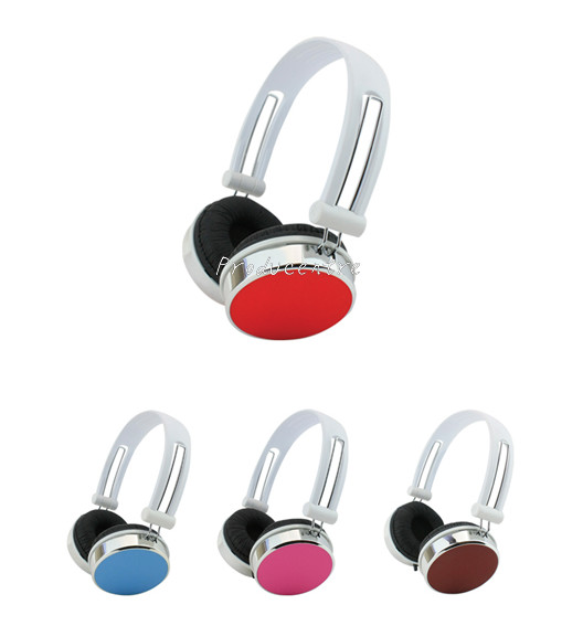 China wholesale new definition of computer headphones with simple but cool stainless steel style