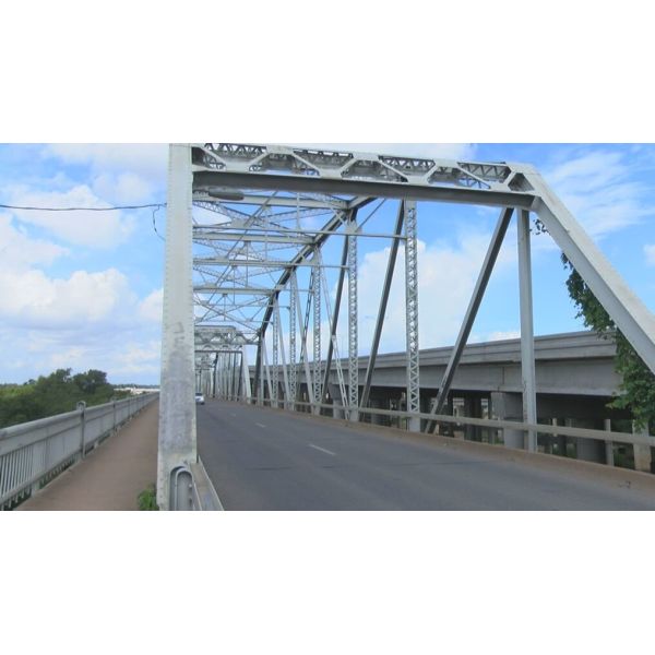 Arch Prefabricated Steel Truss Bridge Design Portable  Multi Trusses