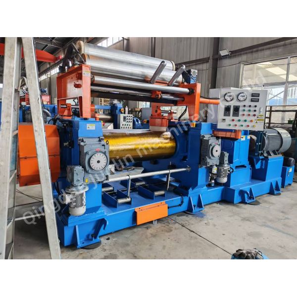 XK-450 Open Type Two Roll Mixing Mill For Cable And Hose Processing