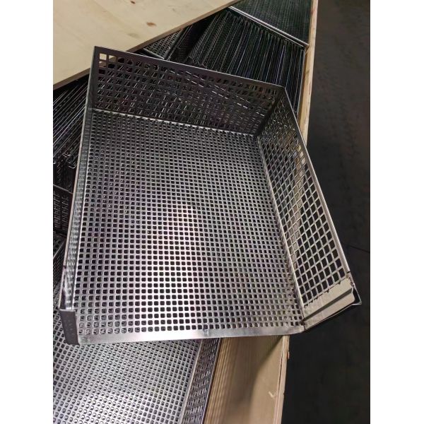 1mm Thick Perforated Metal Mesh Plain Type For Storage Filtration