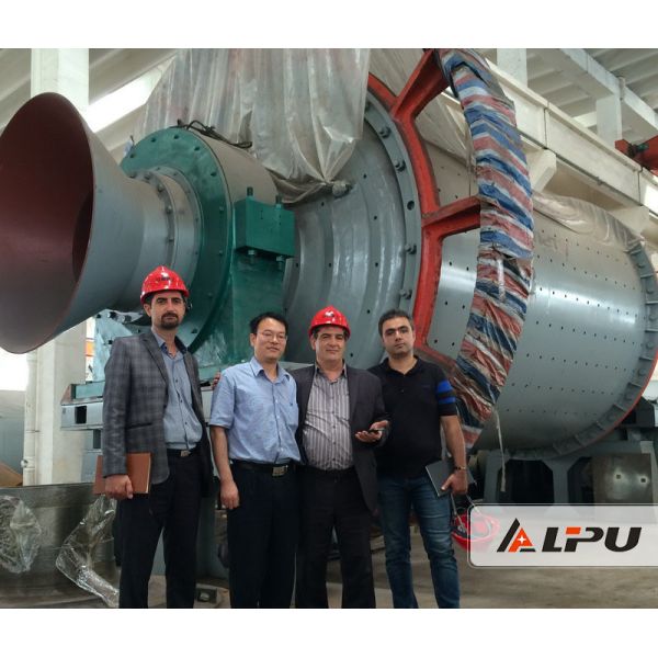 Trunion Bearing Ball Milling Equipment 35rpm Rotary Speed