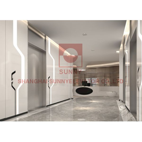 Compact Small Machine Room Elevator , Small Passenger Lift 1.0m/S