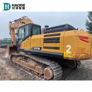 China PLC Core Components 212kw Sany 375h Crawler Excavator Second-hand Engineering Machine on sale