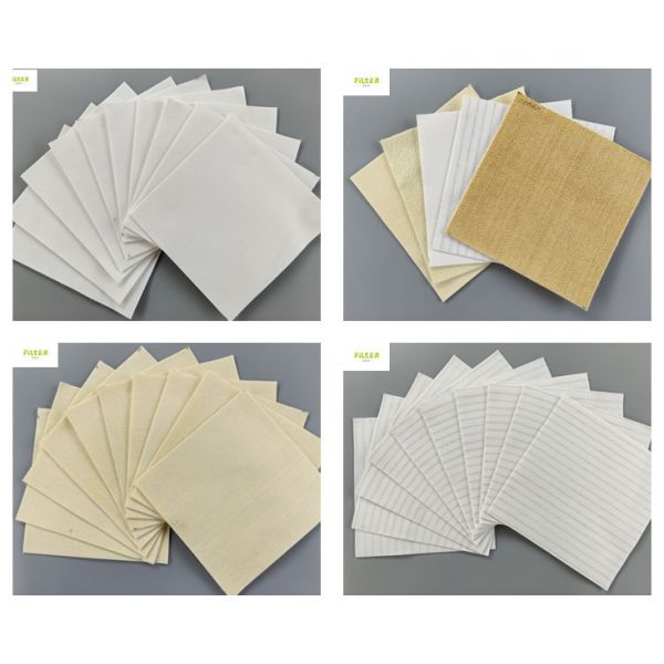 PP Nomex PPS PTFE P84 Fiberglass Industrial Filter Fabrics 450GSM - 550GSM