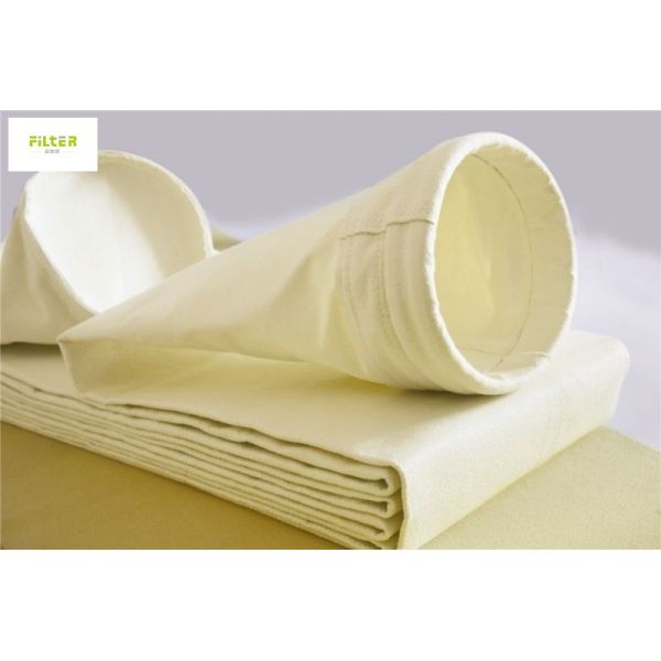 Homopolymer Acrylic Dust Filter Bags For Collector High Temperature Resistance