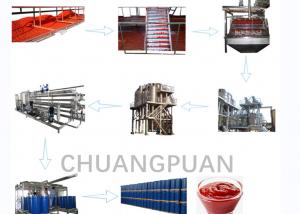 Cheap Turn Key 2-50T/H Customized Automatic Tomato Paste Production Line for sale