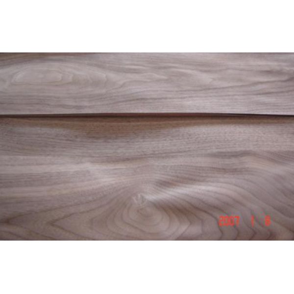 Dark Walnut Veneer Sheets Natural , Real Wood Veneer Paneling