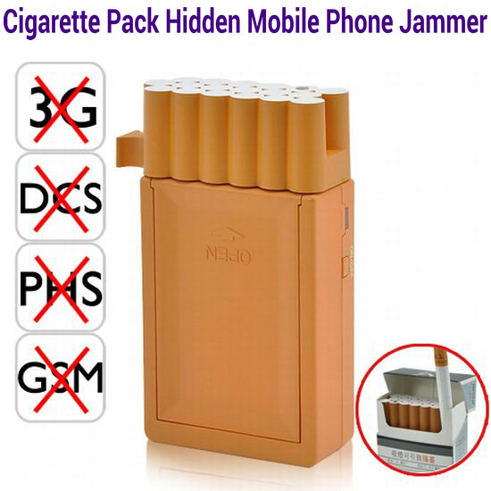 Pocket Cigarette Box Pack Hidden Cell Phone Jammer GSM dcs phs 3G Signal Blocker