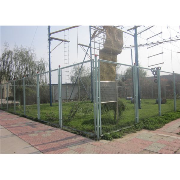 Chain Link Security Fence With Razor Barbed Wire For High Level Security