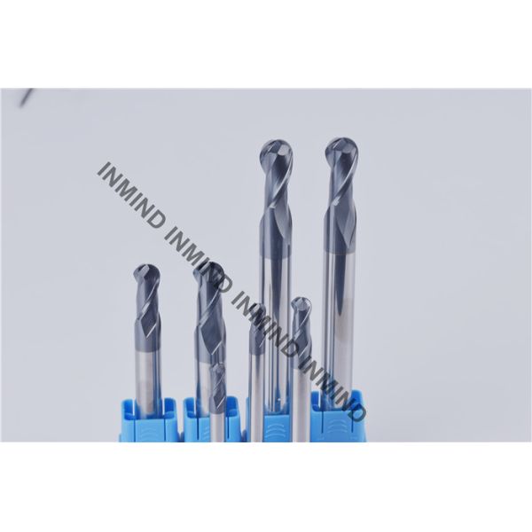 SK30 Solid Carbide Ball Nose End Mill / Ball Nose Cutters Long Shank Type