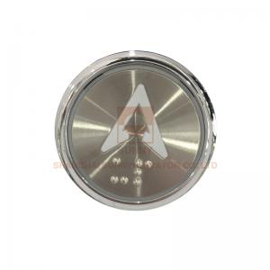 China Round 42mm Elevator Push Button With EN81-70 / Otis Lift Buttons on sale