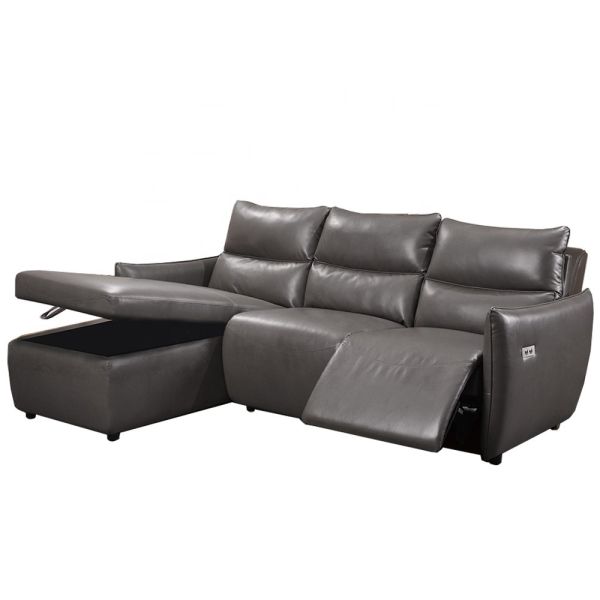 Durable Corner Electric Recliner Sofa Multiscene For Apartment