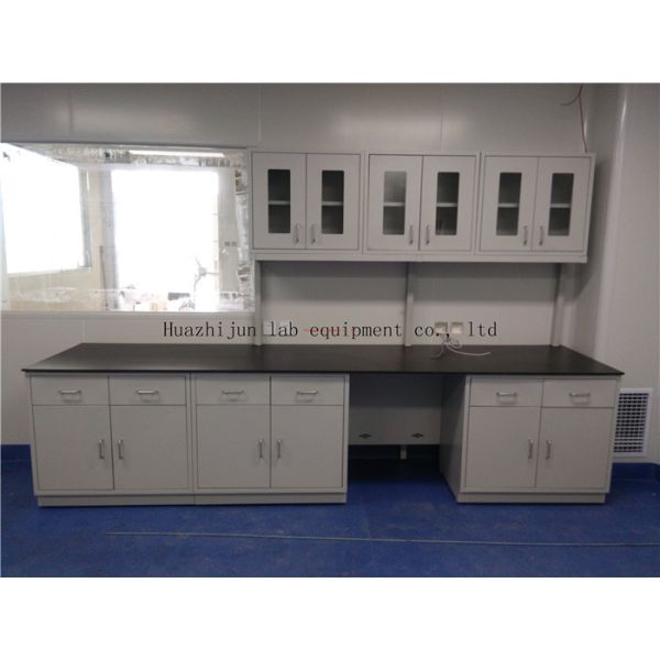 Professional Design 25.4 mm Phenolic Resin Board Steel Workbench Fume Cupboard Chemistry Lab Furniture Equipments