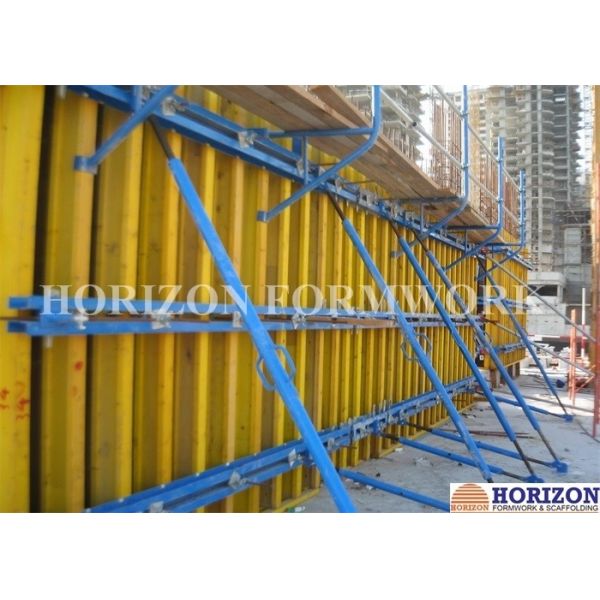 Shear Wall Formwork Systems , Vertical Concrete Wall Formwork I Joist Beam