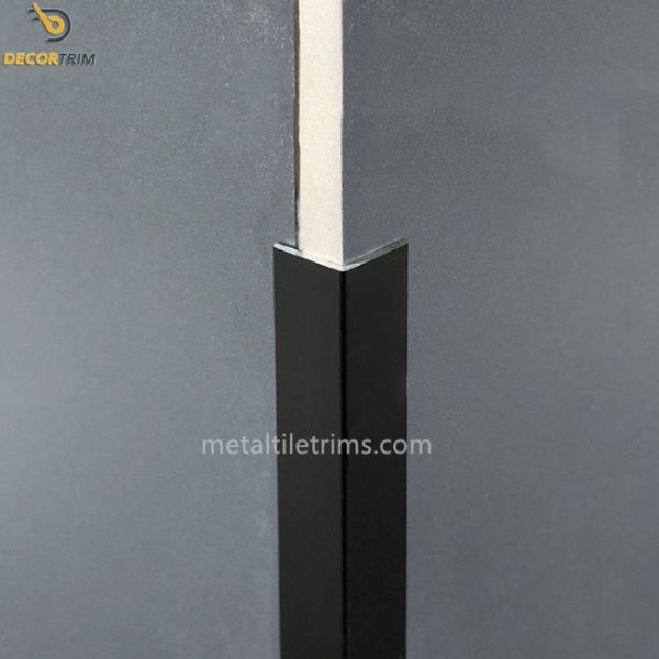Wall Protection Corner Guard Tile Outside Corner Trim Matt Black