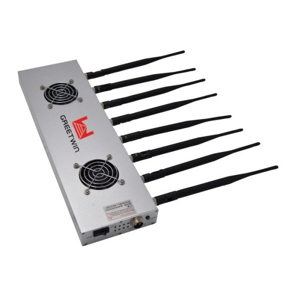 Wi-Fi 2G 3G 4G Cell Phone Signal Jammer 8 Antennas For Car / Bus