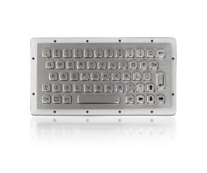 China Compact IP65 Stainless Steel Computer Keyboard For Industrial Access Control Panel Mount on sale