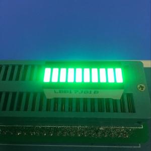 Cheap Pure Green 10 LED Light Bar 120MCD - 140MCD Luminous Intensity for sale