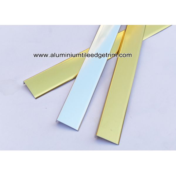 Aluminium Angle Floor Tile Edge Trim For Floor Splint / Brace ML20mm x 5mm