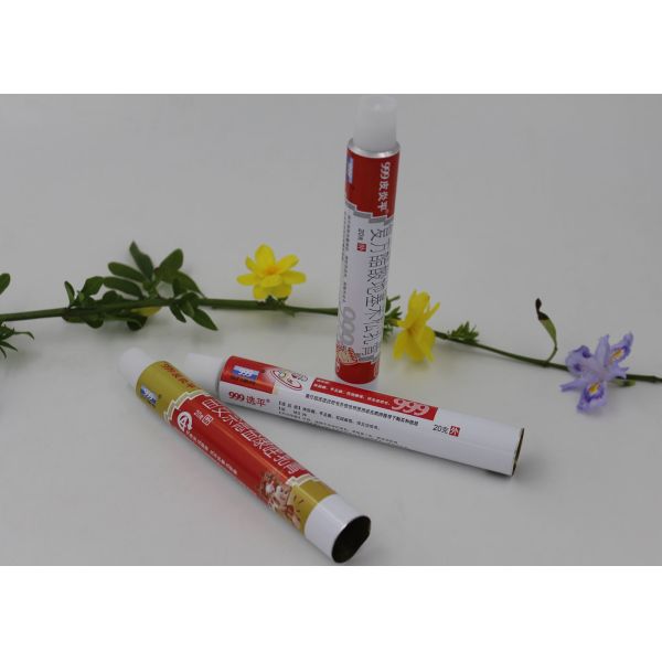 Travel Size Aluminum Packaging Tubes With Full Diameter Screw Cap