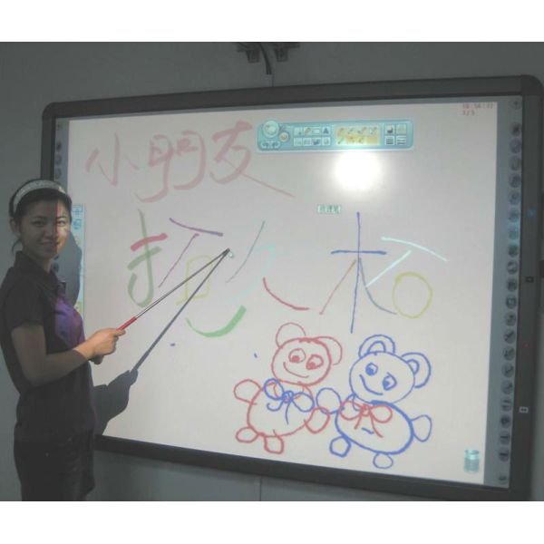2015 infrared smart board teaching equipment multi touch colorful plastic interactive whi