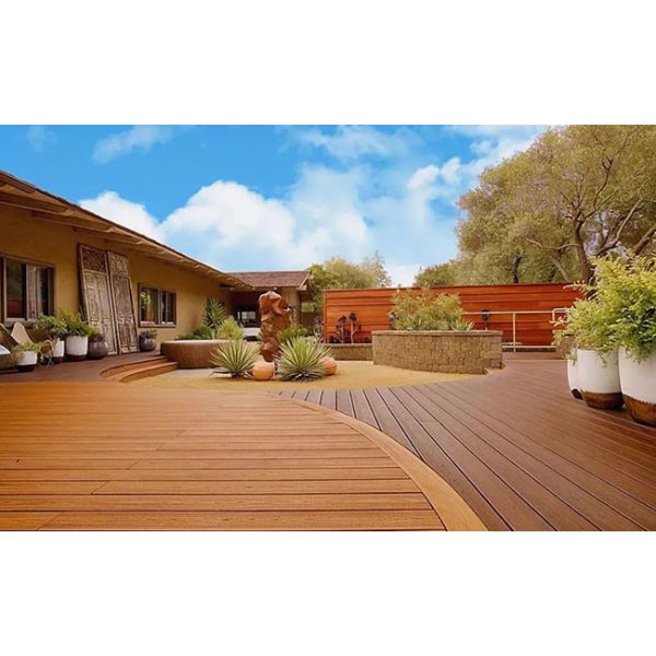 140x25mm Composite Deck Boards Wood Plastic Composite Decking For Garden
