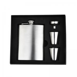 Cheap Liquor Whiskey Hip Flask Gift Set ,  Stainless Steel Alcohol  Hip Flask for sale