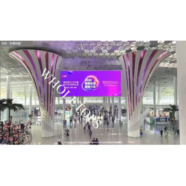 Customized Color 3mm Thick Curved Aluminum Panels Column Cladding
