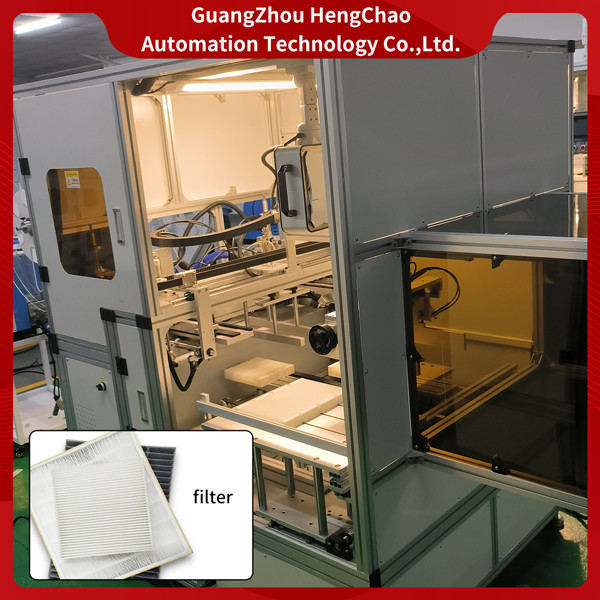 High Temperature Automotive Filter Manufacturing Machines 150~400mm Wide