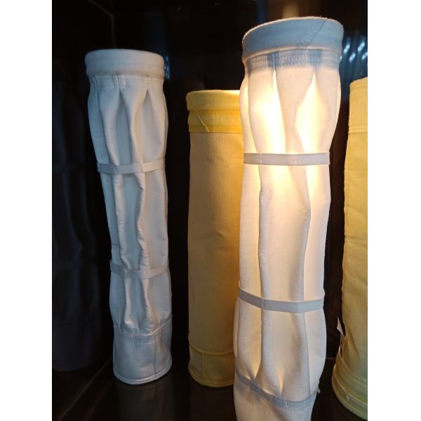 Polyester PPS Nomex P84 Star Pleated Filter Bag For Reversed Dust Collector