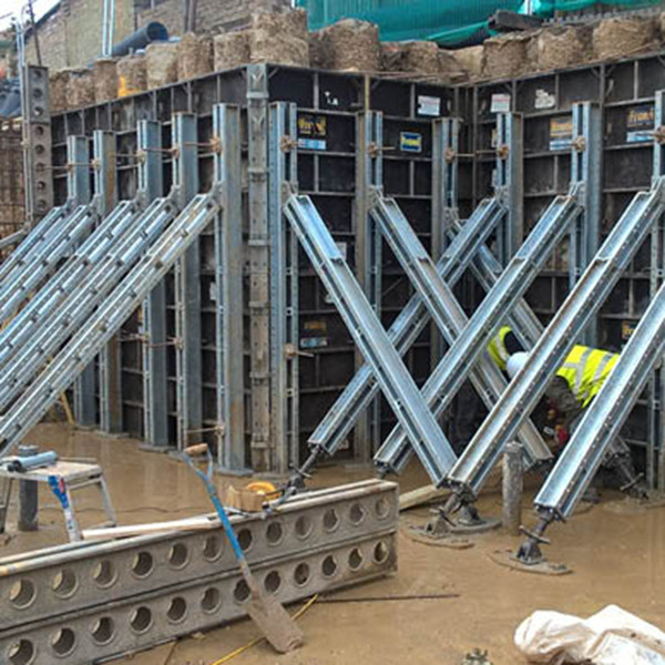 4.0m Scaffolding Metal Steel Adjustable Shoring Prop For Concrete Formwork