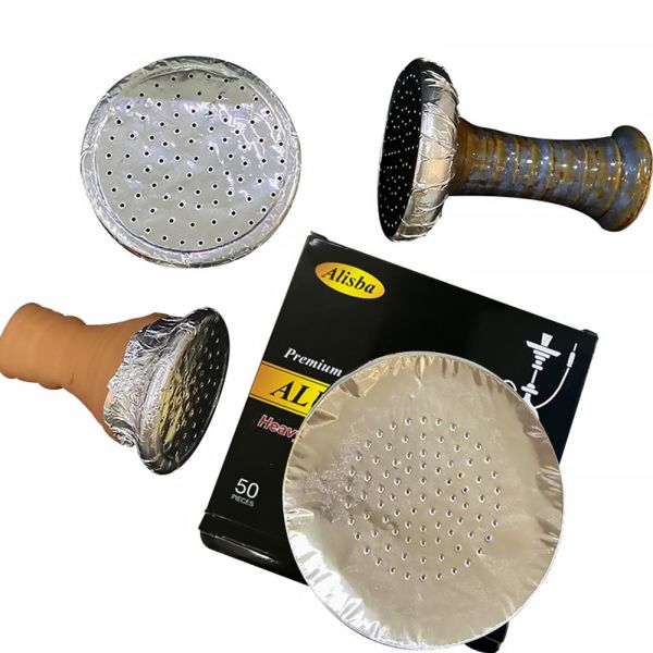Hookah Paper 0.03mm Thick 120mm Wide Round Aluminum Foil with 8011 Alloy and Silver