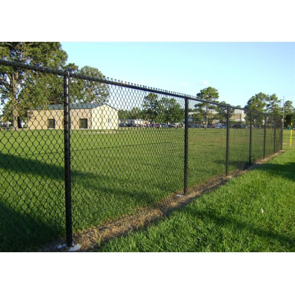 4mm Black PVC Diamond Wire Fence 5ft 6ft Tall