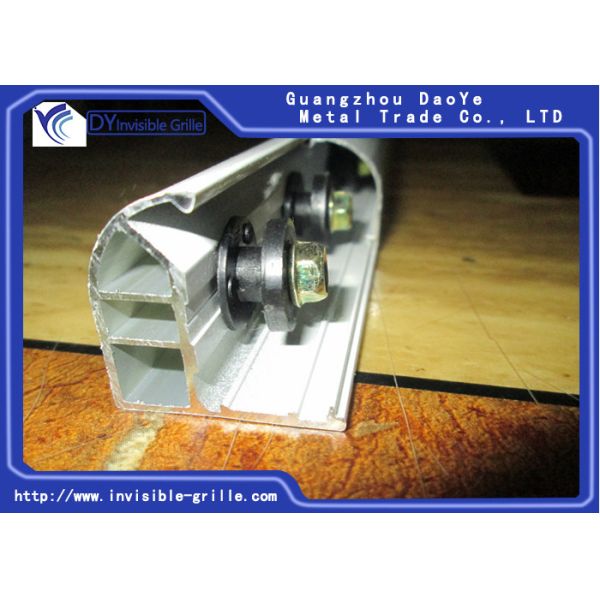 DY Aluminium Track Rail For Protecting Children Safety Invisible Grilles
