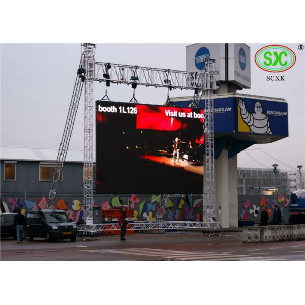 IP65 P8mm Outdoor Led Video Screens For Advertising / Digital Billboards