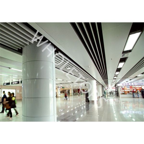 PVDF Coated 5.0mm Thick Aluminum Roofing Panel For Airport Decoration